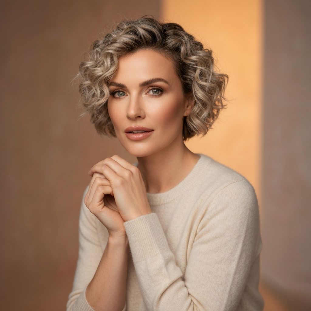 Woman with naturally enhanced lips showcasing subtle lip filler results